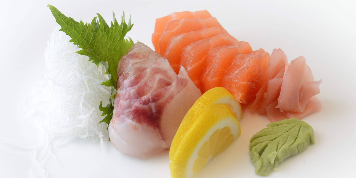 Mix Salmon & Royal sea bream sashimi